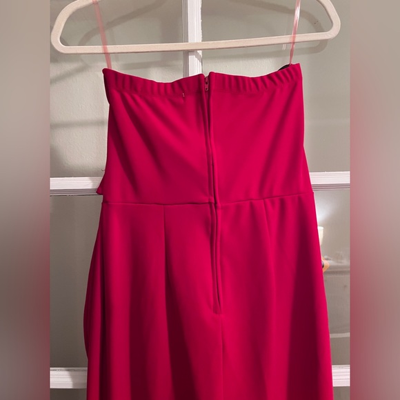 Red strapless jumpsuit! - Picture 4 of 4